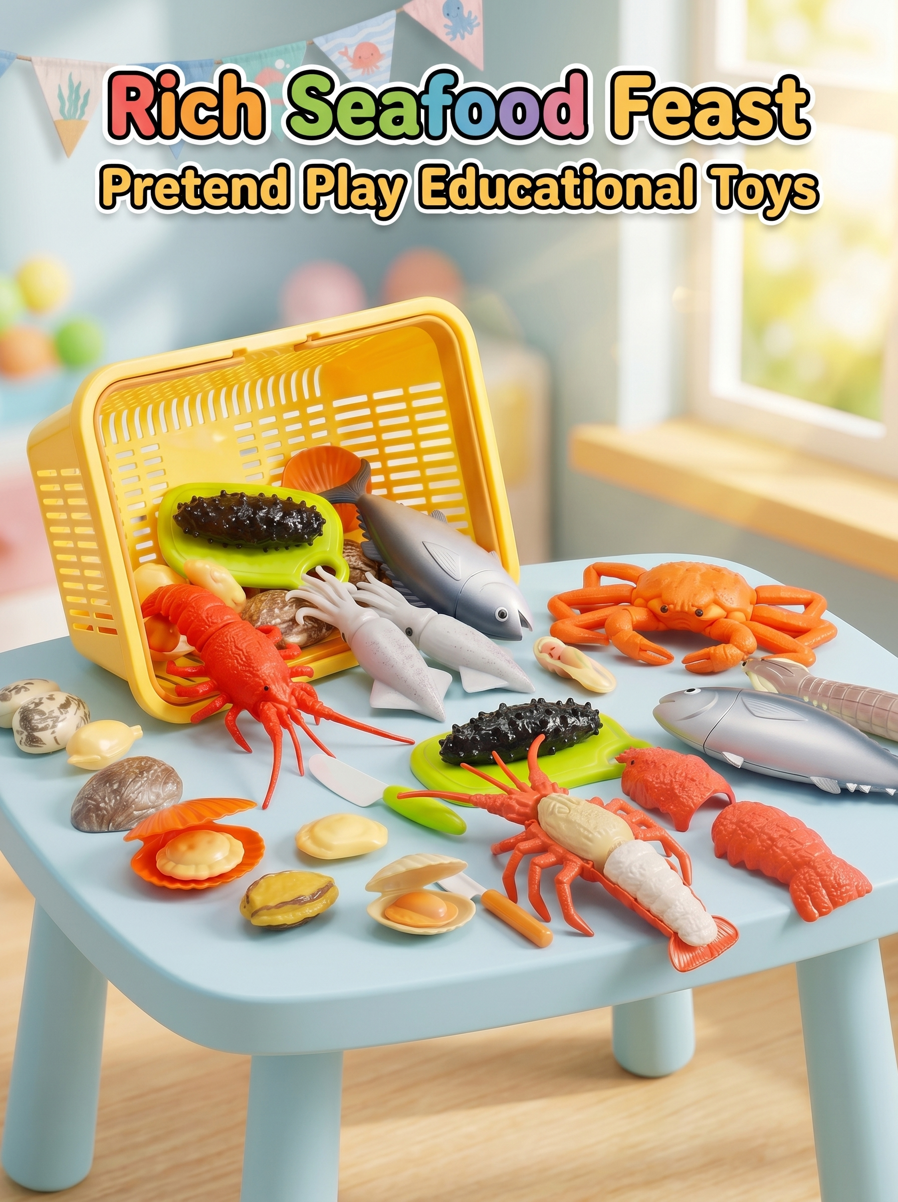 Kitchen Appliances For Kids - Children's Kitchen Toy Set Simulated Lobster