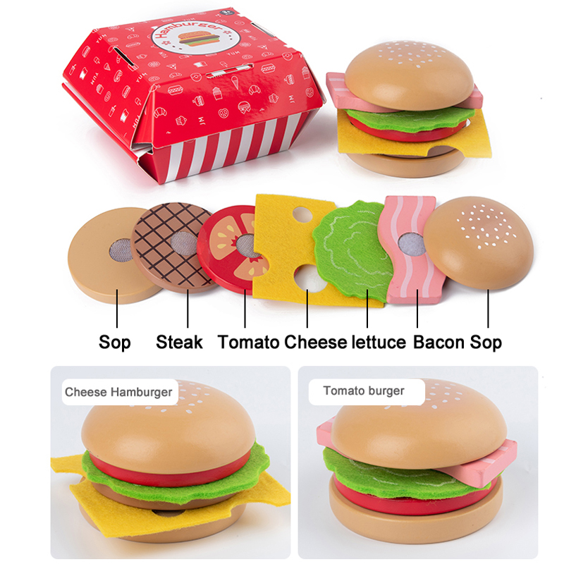 Baby toy Kitchen toys Burger S - Kitchen Appliances For Kids ulasan dan harga
