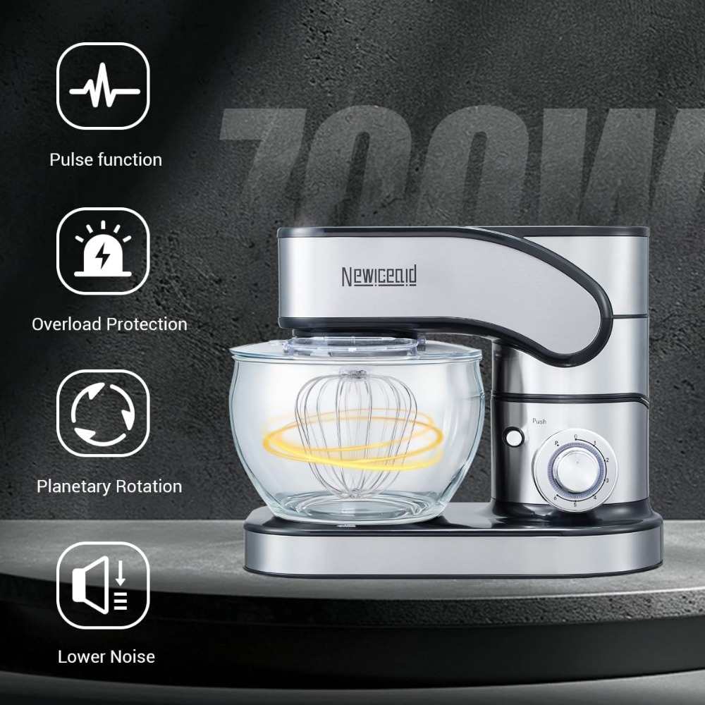 700W 6-Speed Tilt-Head Stand M - Stand Mixer Bowl ulasan dan harga