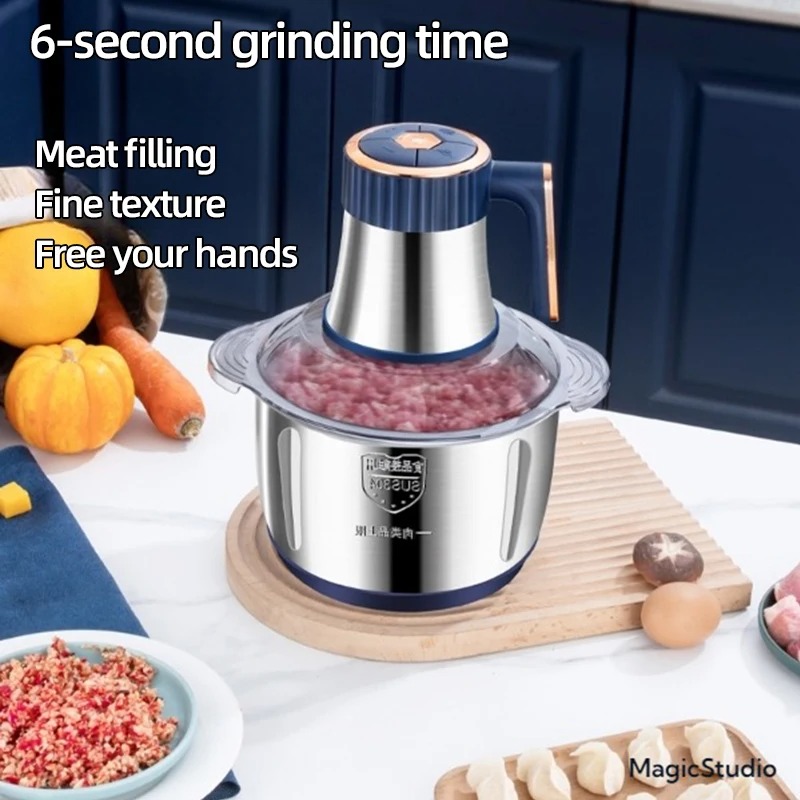 5L Home Electric Stainless Ste - Food Processor Large ulasan dan harga
