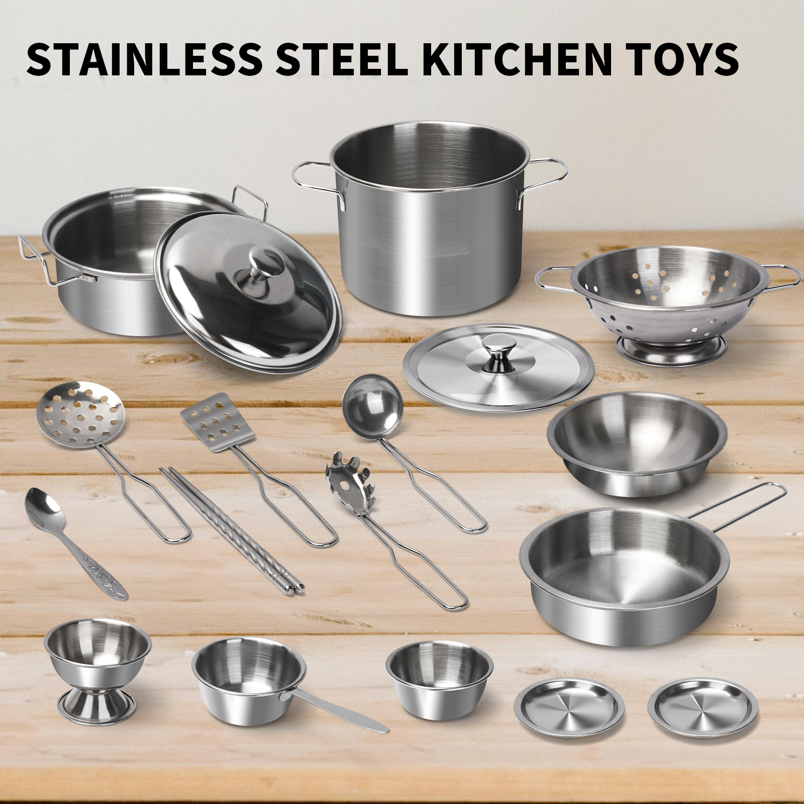 Stainless Steel Kids Kitchen T - Kitchen Appliances For Kids ulasan dan harga