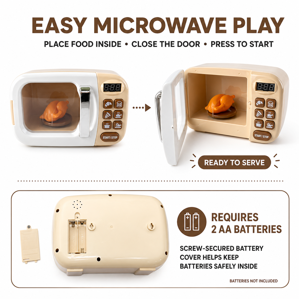 Kids Electric Microwave Preten - Kitchen Appliances For Kids ulasan dan harga