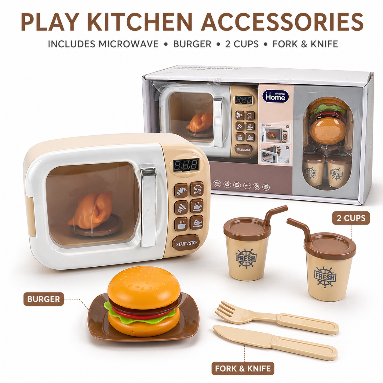 Kids Electric Microwave Preten - Kitchen Appliances For Kids ulasan dan harga