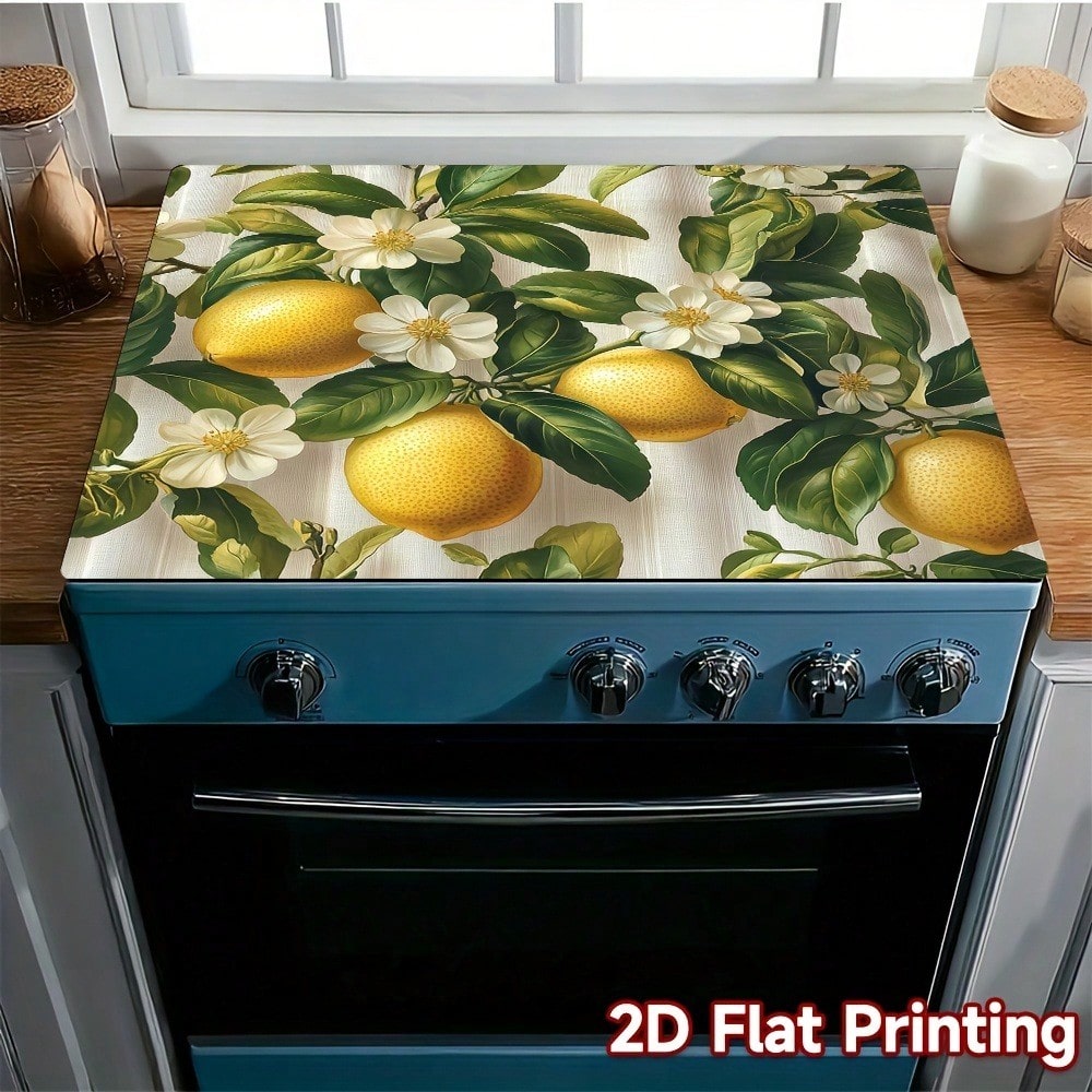 1pc Lemon & Blossom Stove Top  - Kitchen Appliances Yellow ulasan dan harga