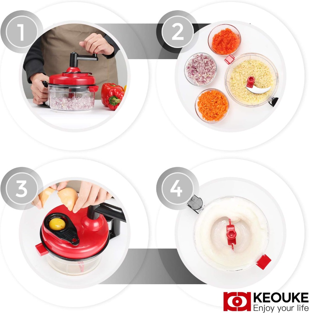 Manual Food Processor with Egg - Food Processor Large ulasan dan harga