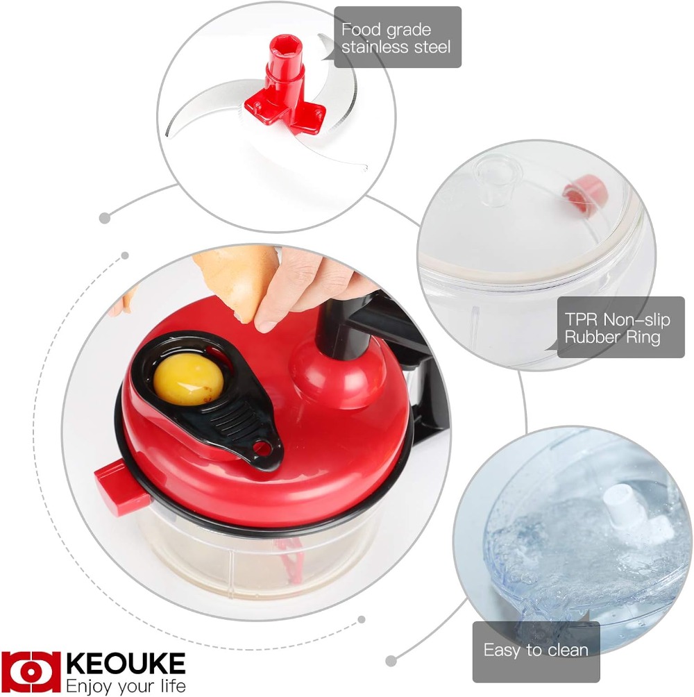 Manual Food Processor with Egg - Food Processor Large ulasan dan harga