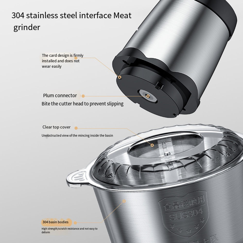 3L / 2L Electric Meat Grinder  - Food Processor Large ulasan dan harga