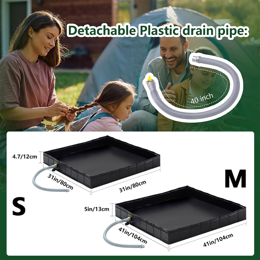 Portable Foldable Shower Pan w - Stand Mixer Bowl ulasan dan harga