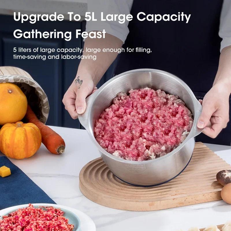 5L Electric Meat Grinders 304  - Food Processor Large ulasan dan harga