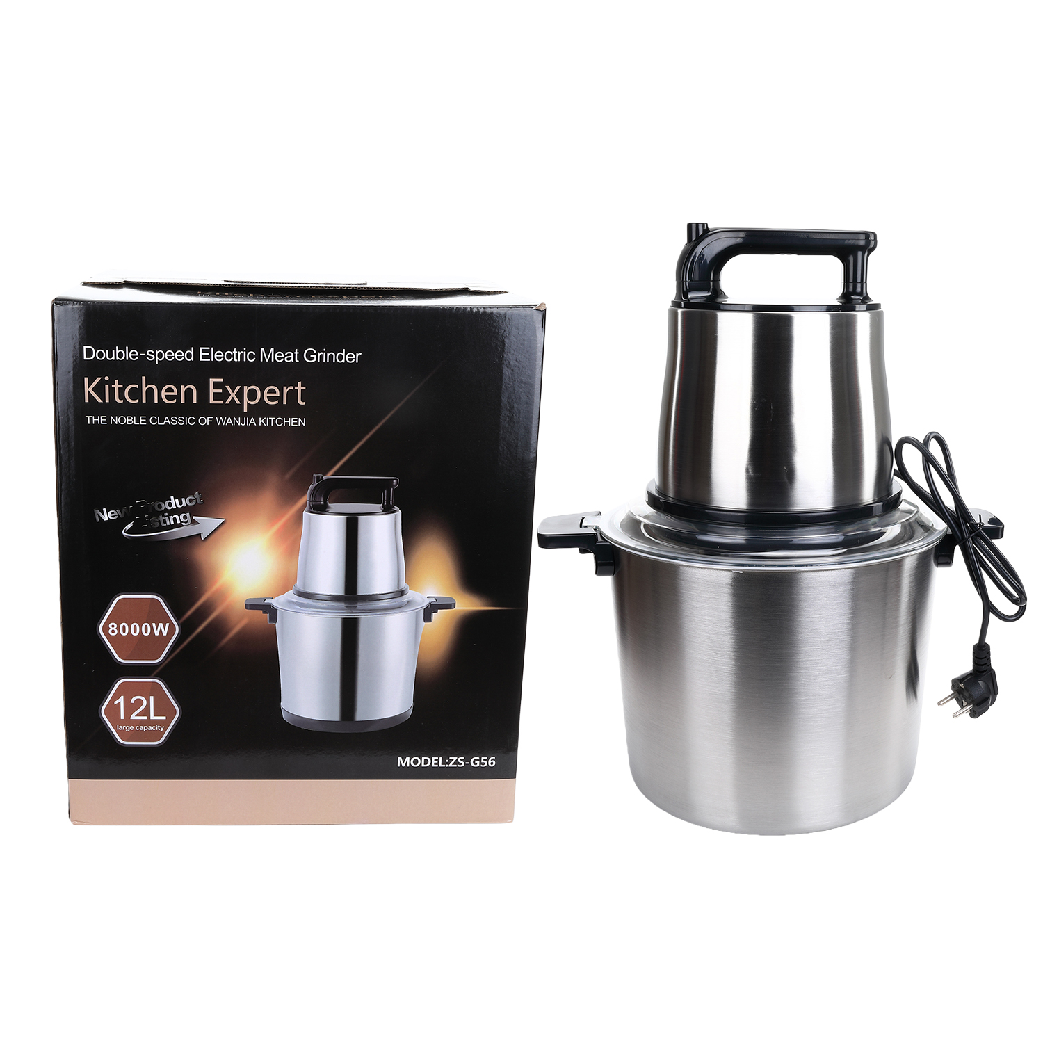 6/8/12L Large Capacity Food Pr - Food Processor Large ulasan dan harga